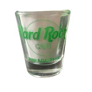 Vintage Hard Rock Cafe 2001 Philadelphia Limited Shot Glass St. Patrick's Day